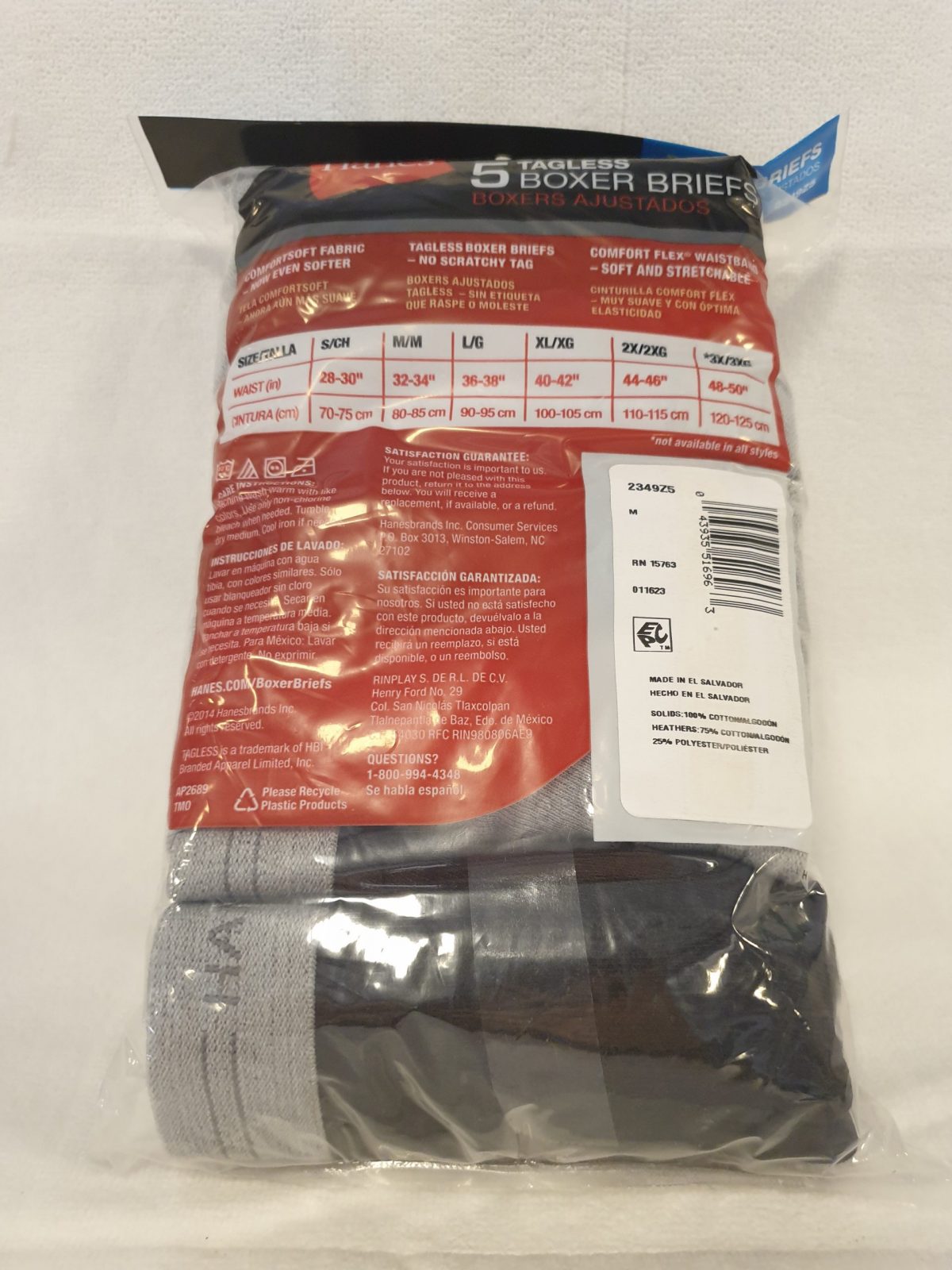 Hanes Boxers - Ropa Interior - Imagen 2