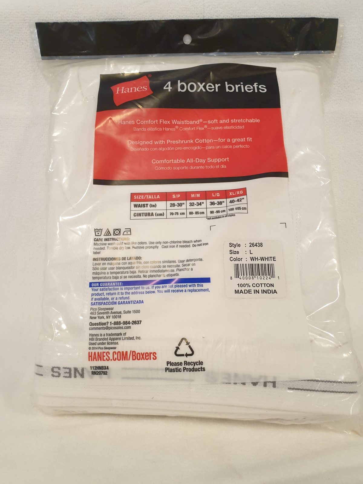 Hanes Boxers - Ropa Interior L/G - Imagen 2